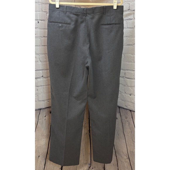 Towncraft Men’s Gray Double Pleated Trousers (Size 36) - Picture 2 of 9